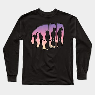 The Cats Shadows Long Sleeve T-Shirt